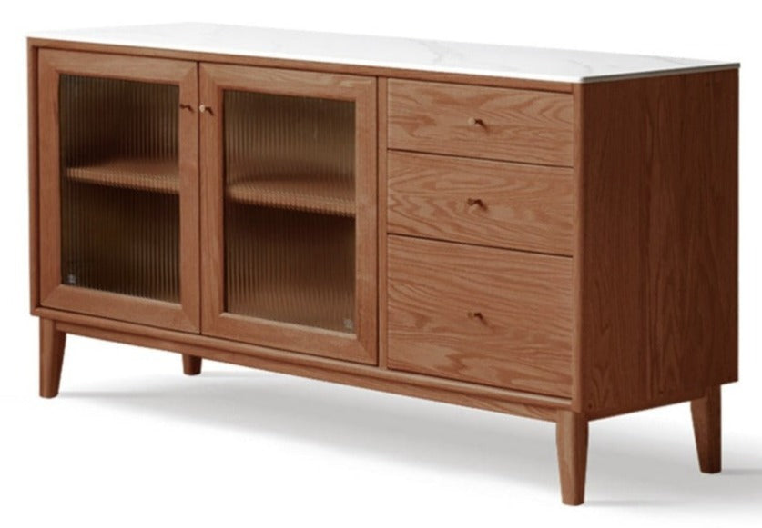 Oak solid wood Sideboard, Buffet cabinet :