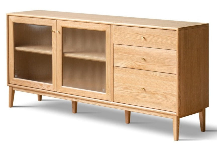 Oak solid wood Sideboard, Buffet cabinet :