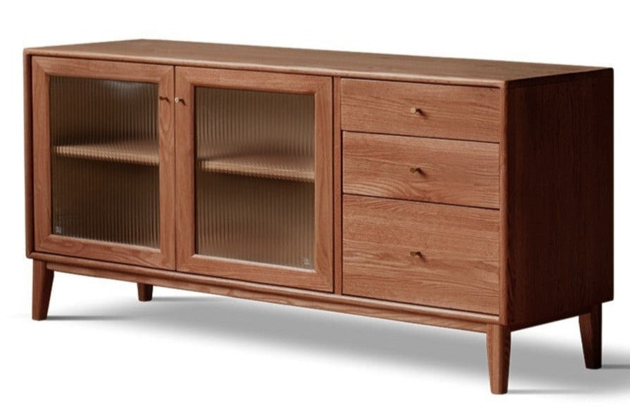 Oak solid wood Sideboard, Buffet cabinet :