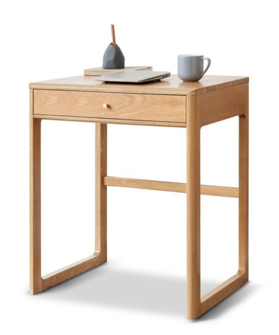 Small office desk Oak solid wood"