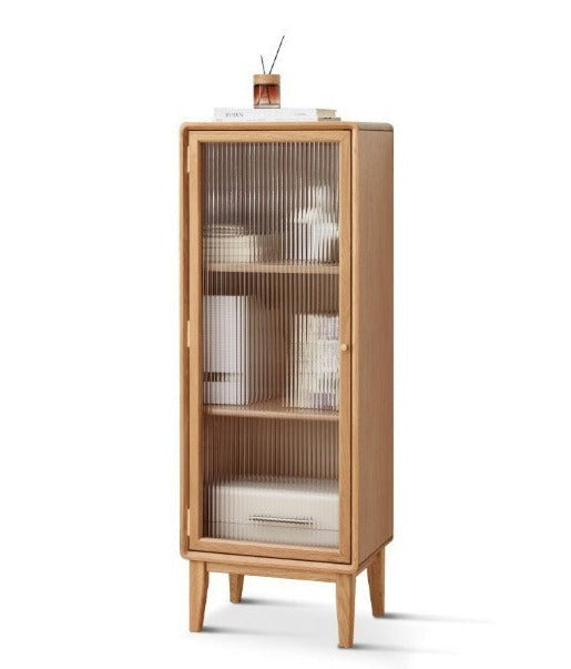 Side Cabinet ,small bookcase Oak solid wood-