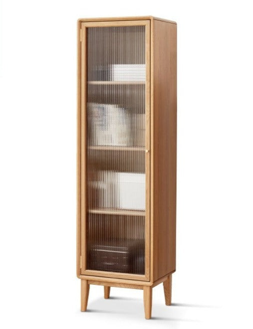 Side Cabinet ,small bookcase Oak solid wood"