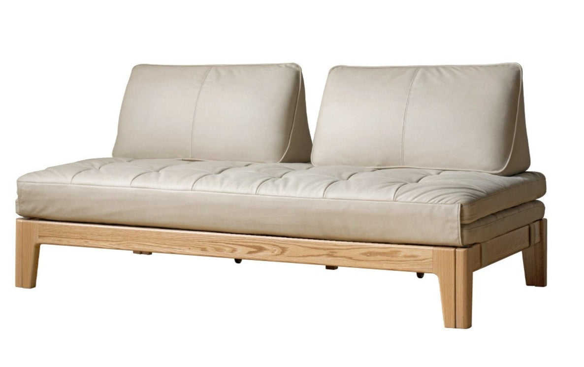 Sleeper sofa Oak solid wood technology fabric-