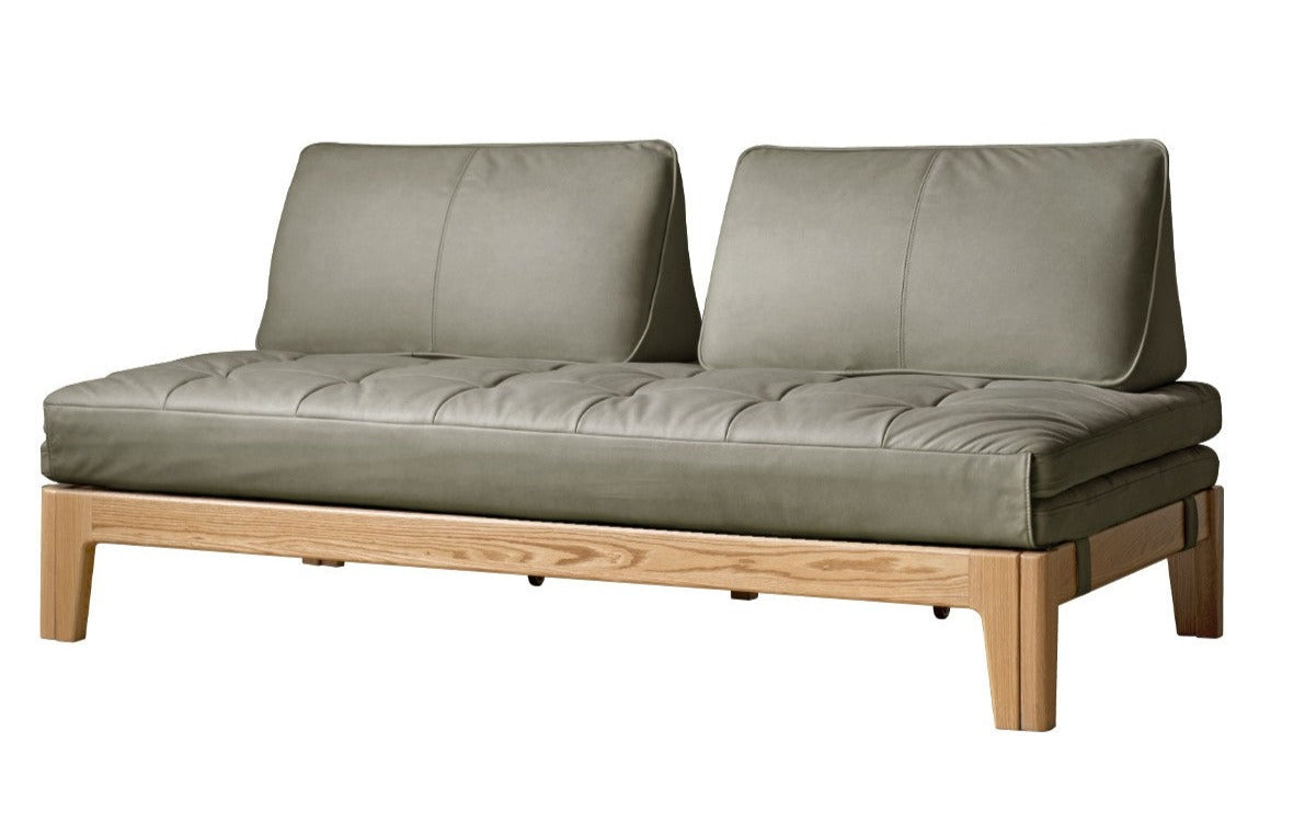 Oak solid wood technology fabric Sleeper sofa