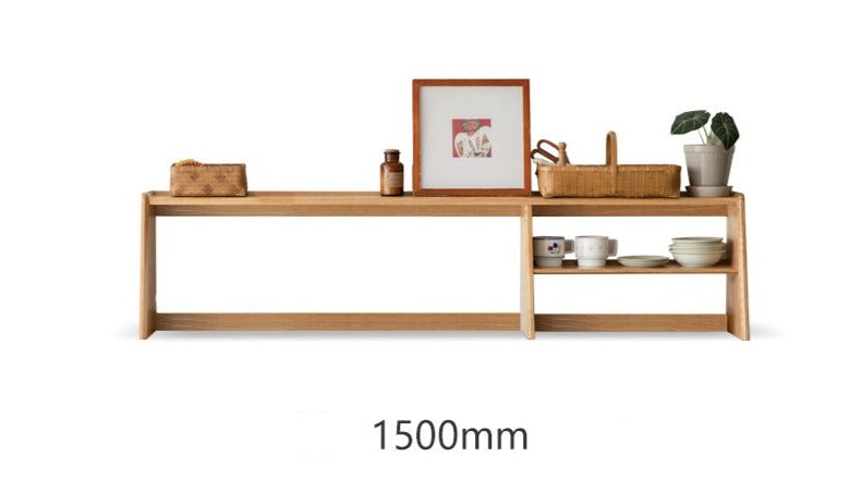Sideboard shelf , kitchen shelf oak solid wood"