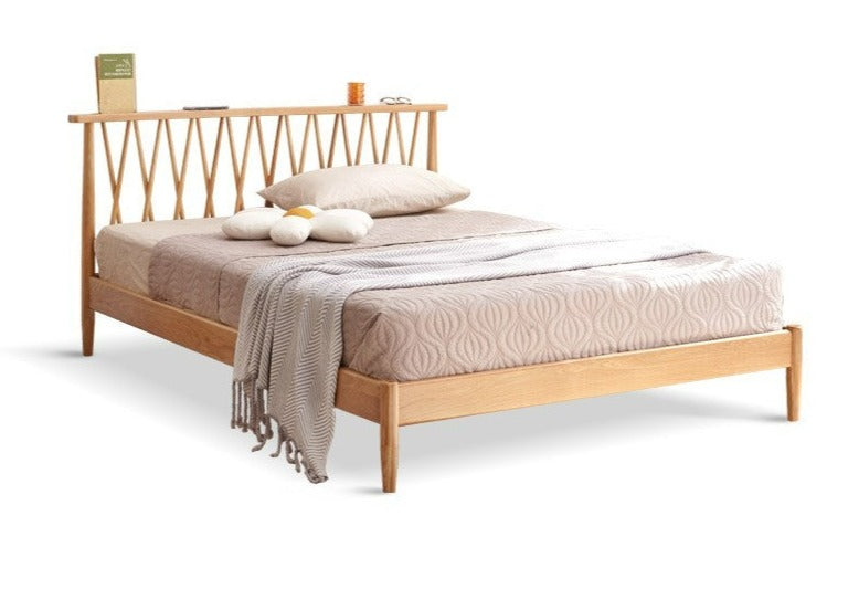 Windsor bed oak solid wood