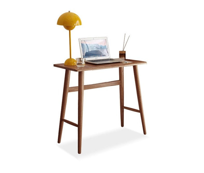 Narrow office desk solid wood"