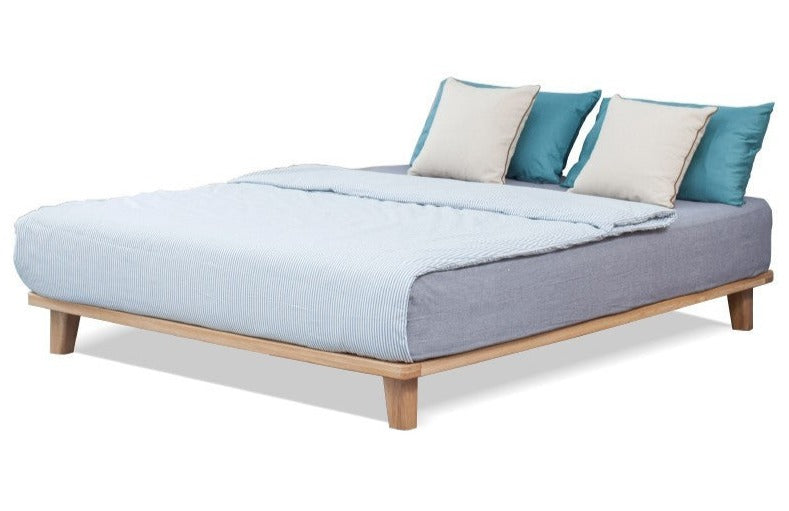 Tatami bed no headboard Oak solid wood"_)