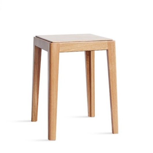 Solid wood stool: