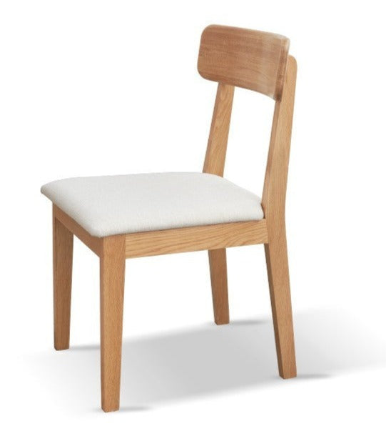 2 pcs set-Dining chair Ash ,Oak Solid Wood-