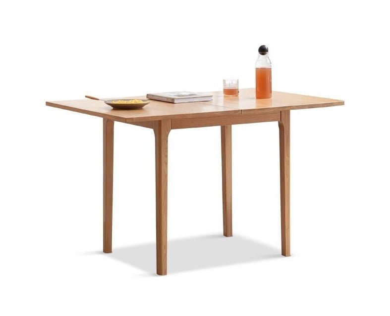 Folding  small dining table Oal solid wood-