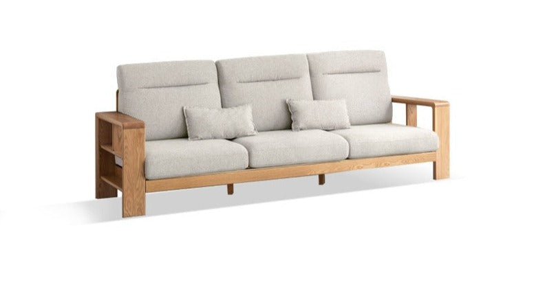 Sectional Sofa Oak solid wood+