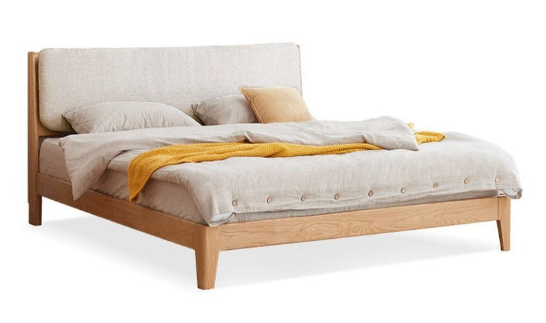 Bed Oak solid wood"