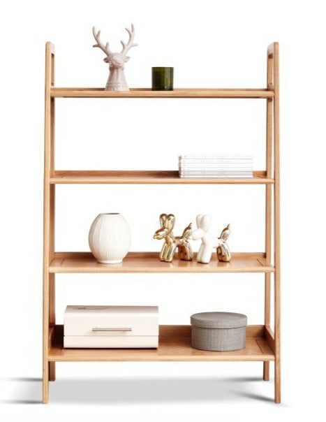 Multi Layer Shelf ,Bookshelves, flower racks Oak solid wood"