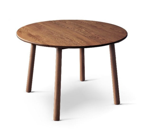 Round dining table Oak solid wood"