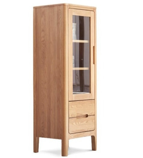 Oak Solid Wood Side Cabinet