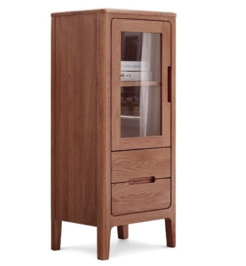 Oak Solid Wood Side Cabinet