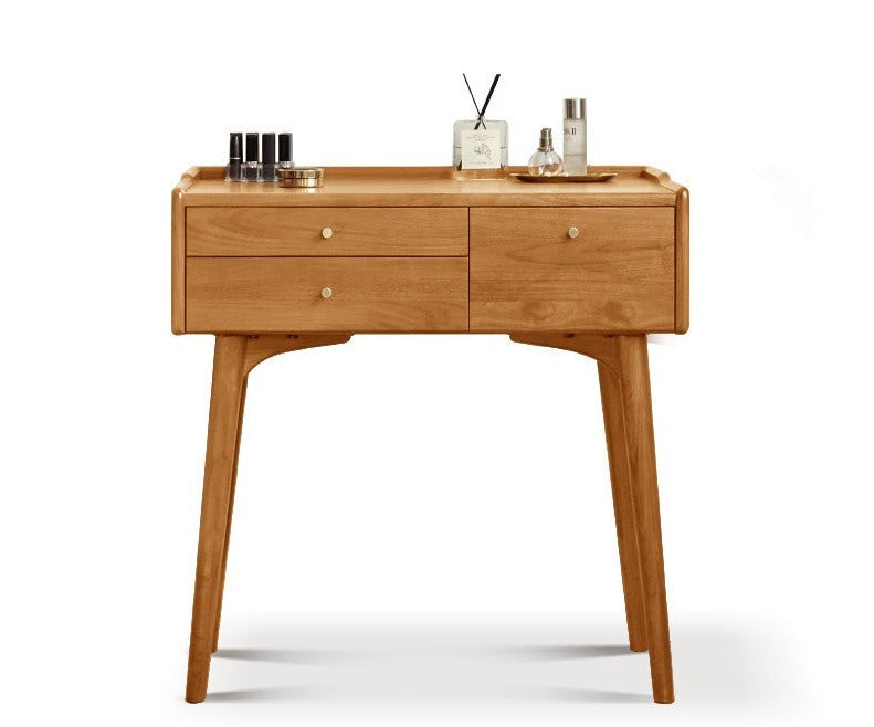 Walnut and black on sale dressing table