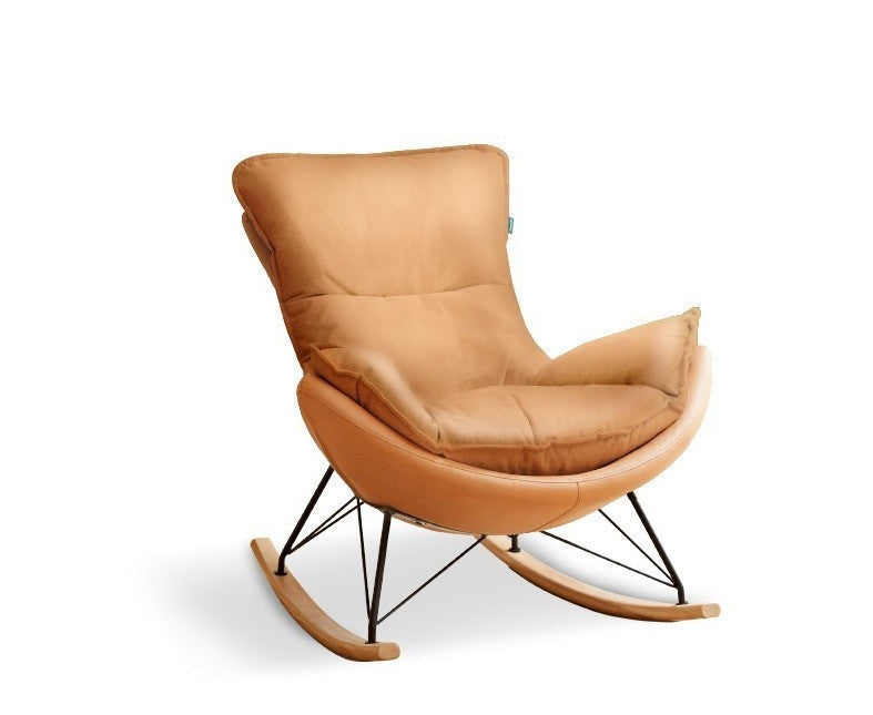 Mid Century Modern rocking armchair)