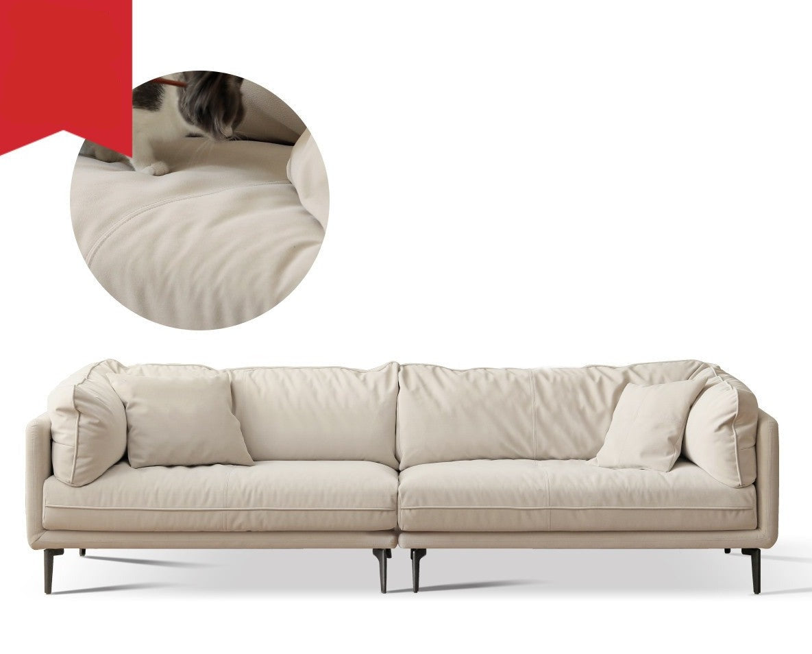 Cat scratch fabric sofa)