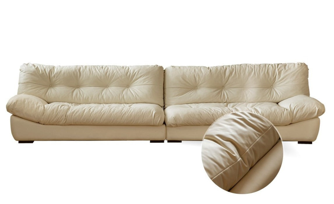 Italian style cloud sofa, frame Russian birch wood)