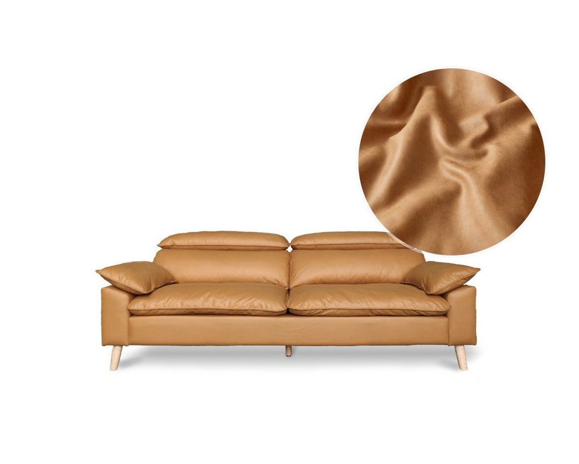 Technology fabric sofa with adjustable headrest)