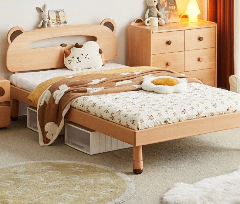 Solid wood children's deals bed