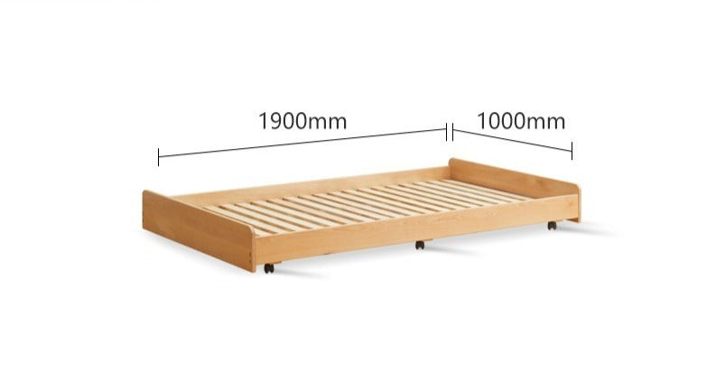 Beech solid wood bunk bed, sub-mother bed"