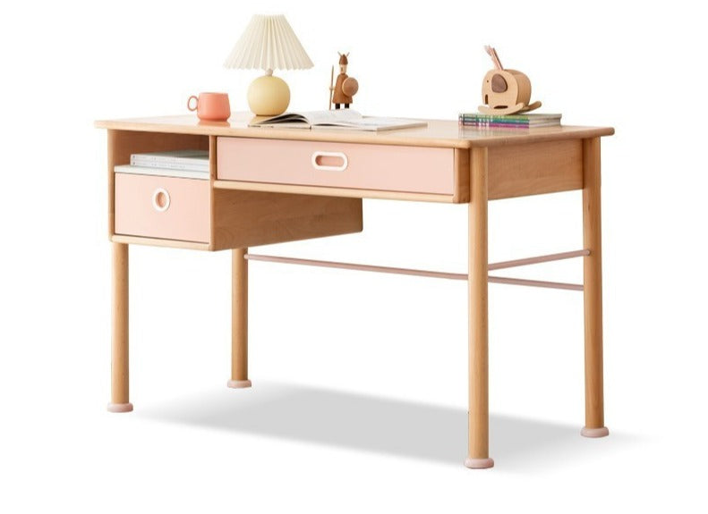 Multi-functional colorful study desk with storage"