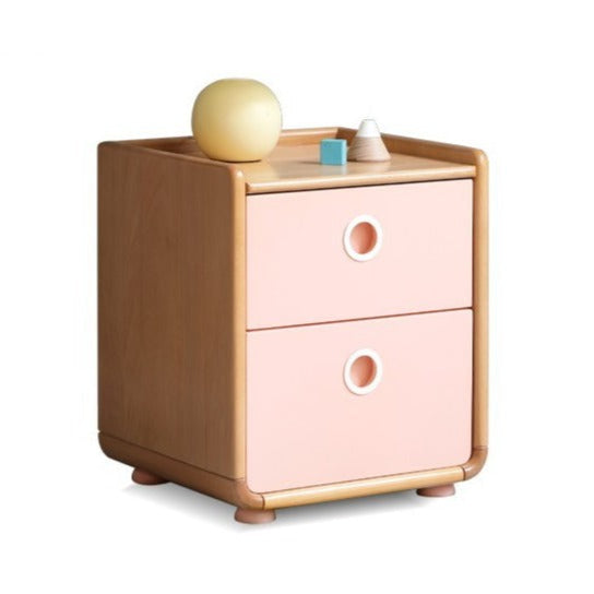 Beech Solid Wood Kids Nightstand