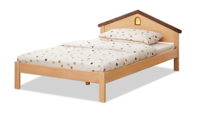 Multi-functional combination high and low bed Beech solid wood"