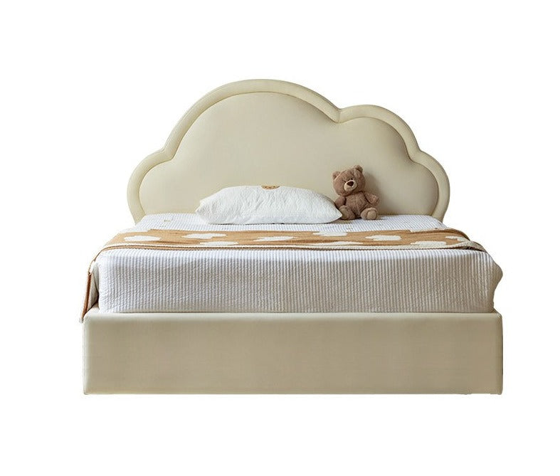 Organic leather kids bed