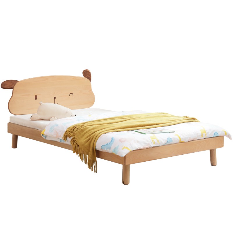 Cute dog bed Oak solid wood")