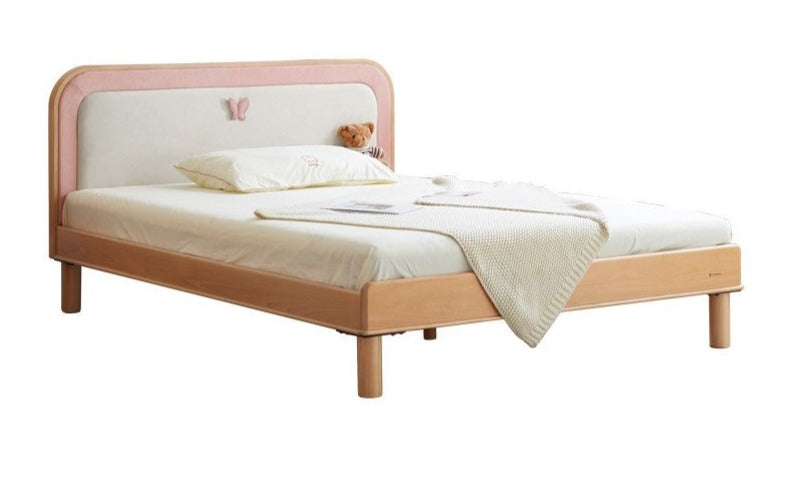 Princess soft off-white peony powder bed Beech solid wood"