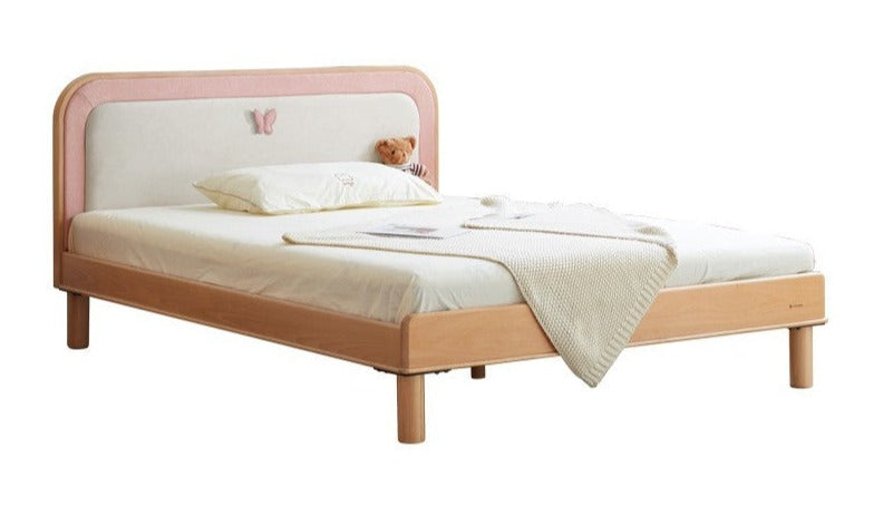 Princess soft off-white peony powder bed Beech solid wood"