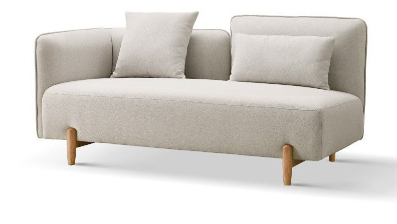 Fabric sofa Beech solid wood)