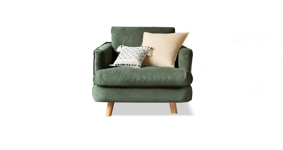 Retro cozy fabric Armchair+