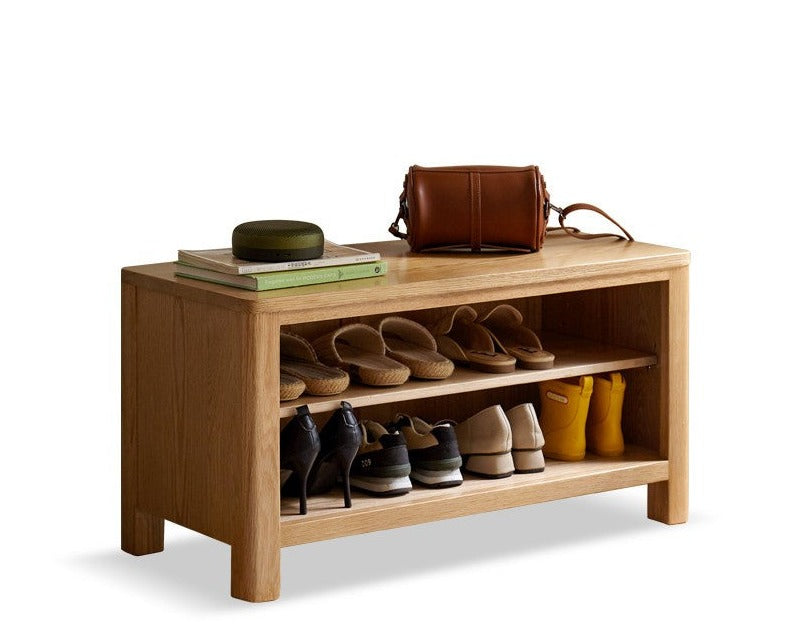 Shoe Storage Benchs Oak  solid wood"