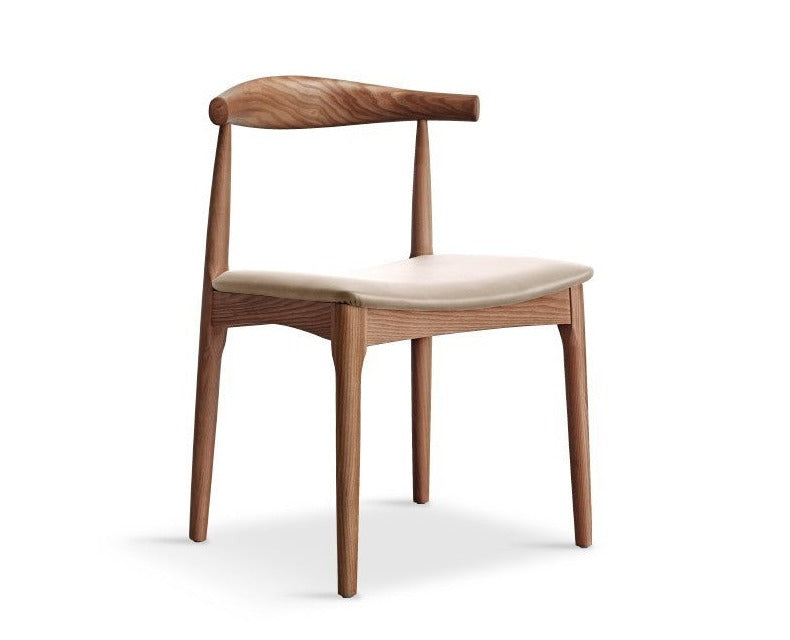 2 pcs set-Horn chair Ash solid wood-