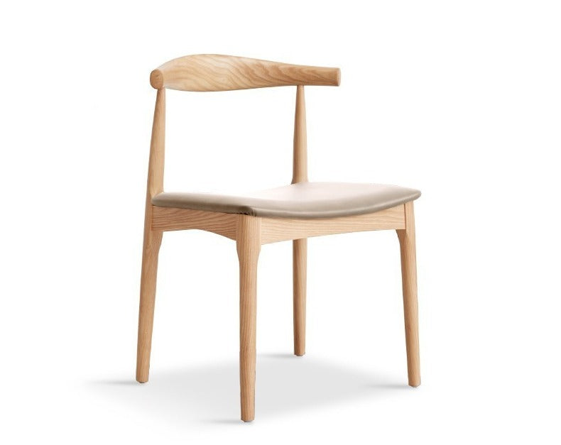 2 pcs set-Horn chair Ash solid wood-
