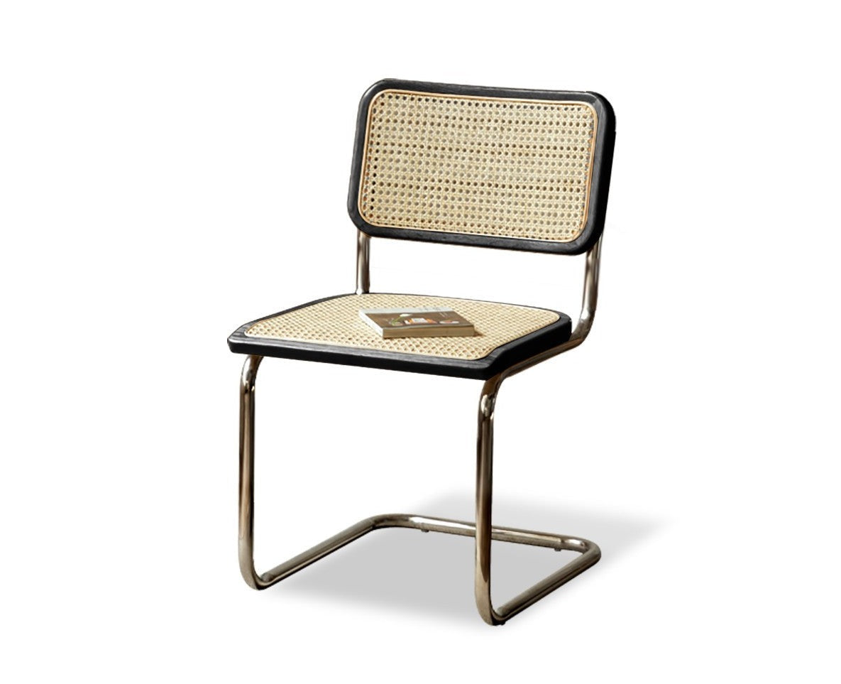 2 pcs set-Suspension Rattan Oak chair-