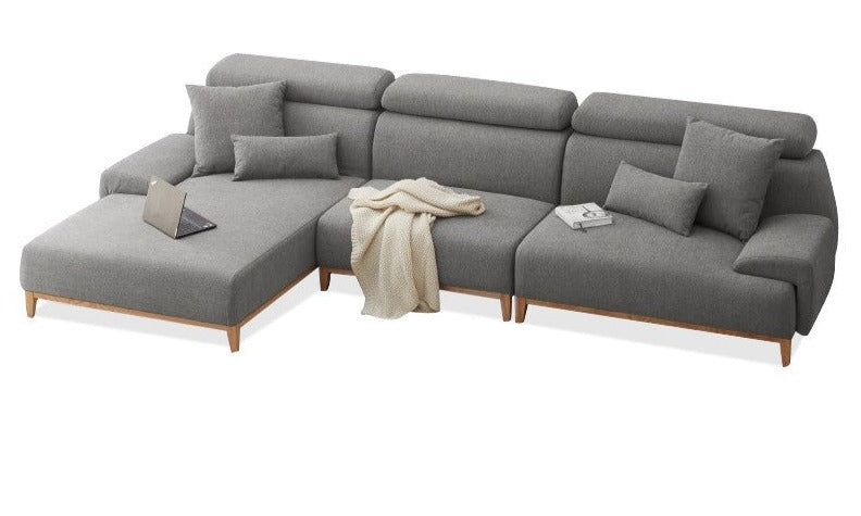 Corner fabric sofa"