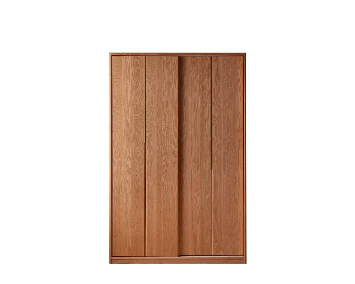 Wardrobe sliding door Oak solid wood-
