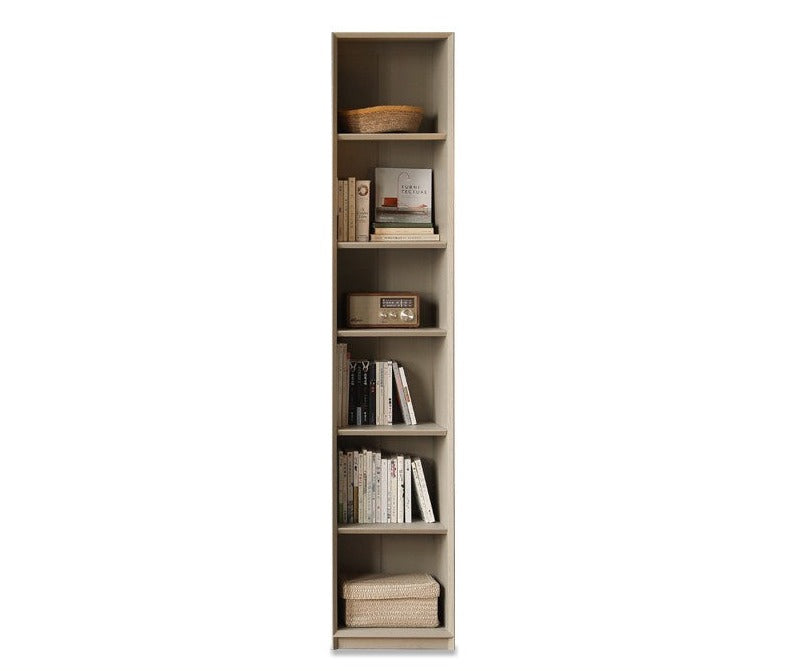 Oak solid wood Combination bookcase light luxury,floor-to-ceiling bookshelf