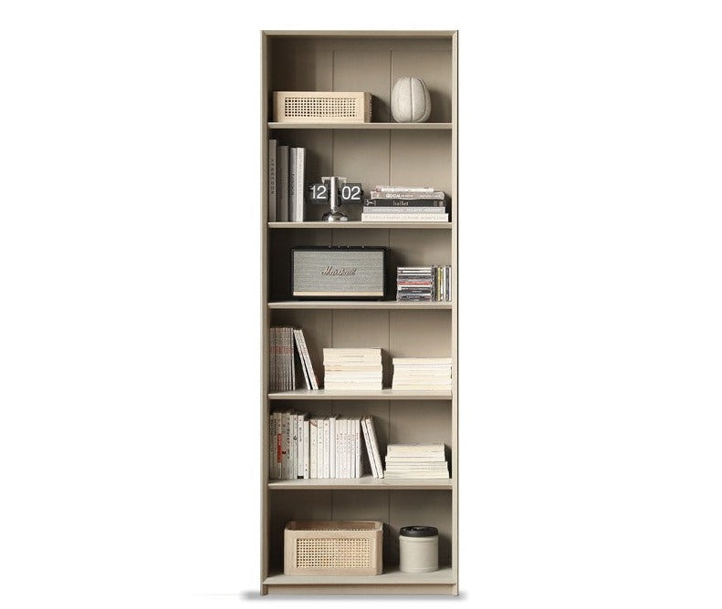 Combination bookcase light luxury oak solid wood ,floor-to-ceiling bookshelf"