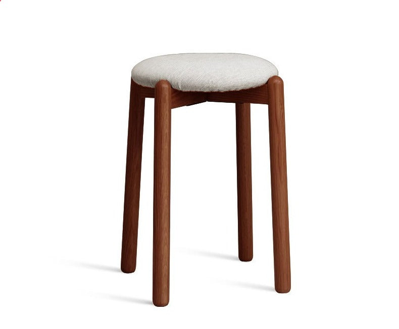 Makeup stool Oak solid wood*