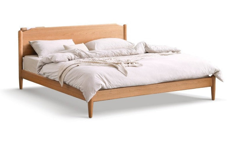 Cherry solid wood Bed"_)