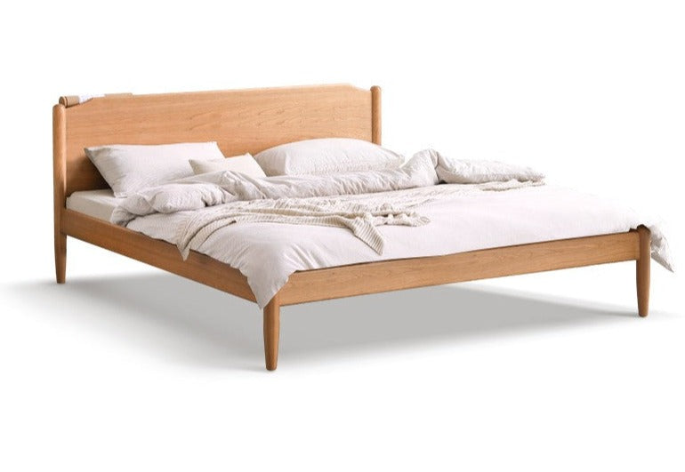 Cherry solid wood Bed"