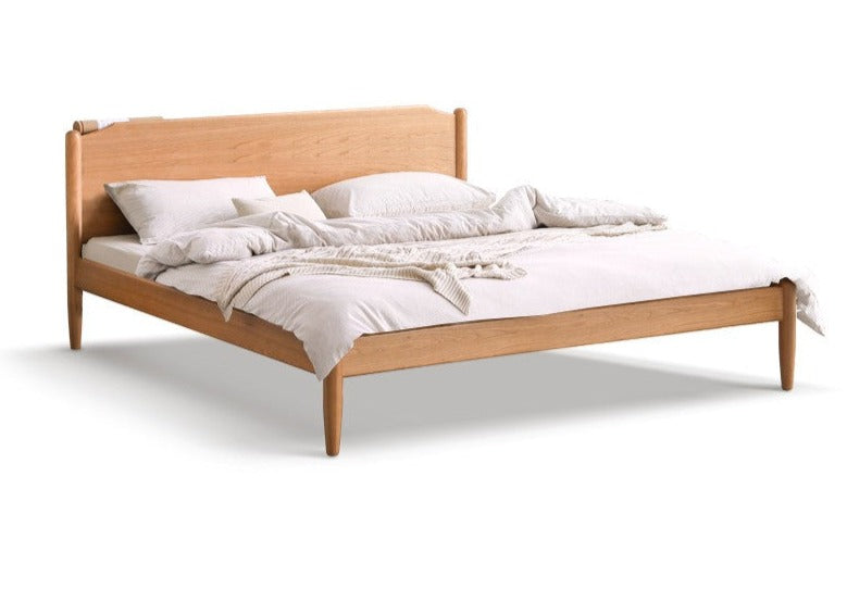 Cherry solid wood Bed"