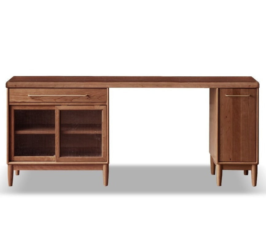 Cherry wood, Oak Solid wood Buffet cabinet :